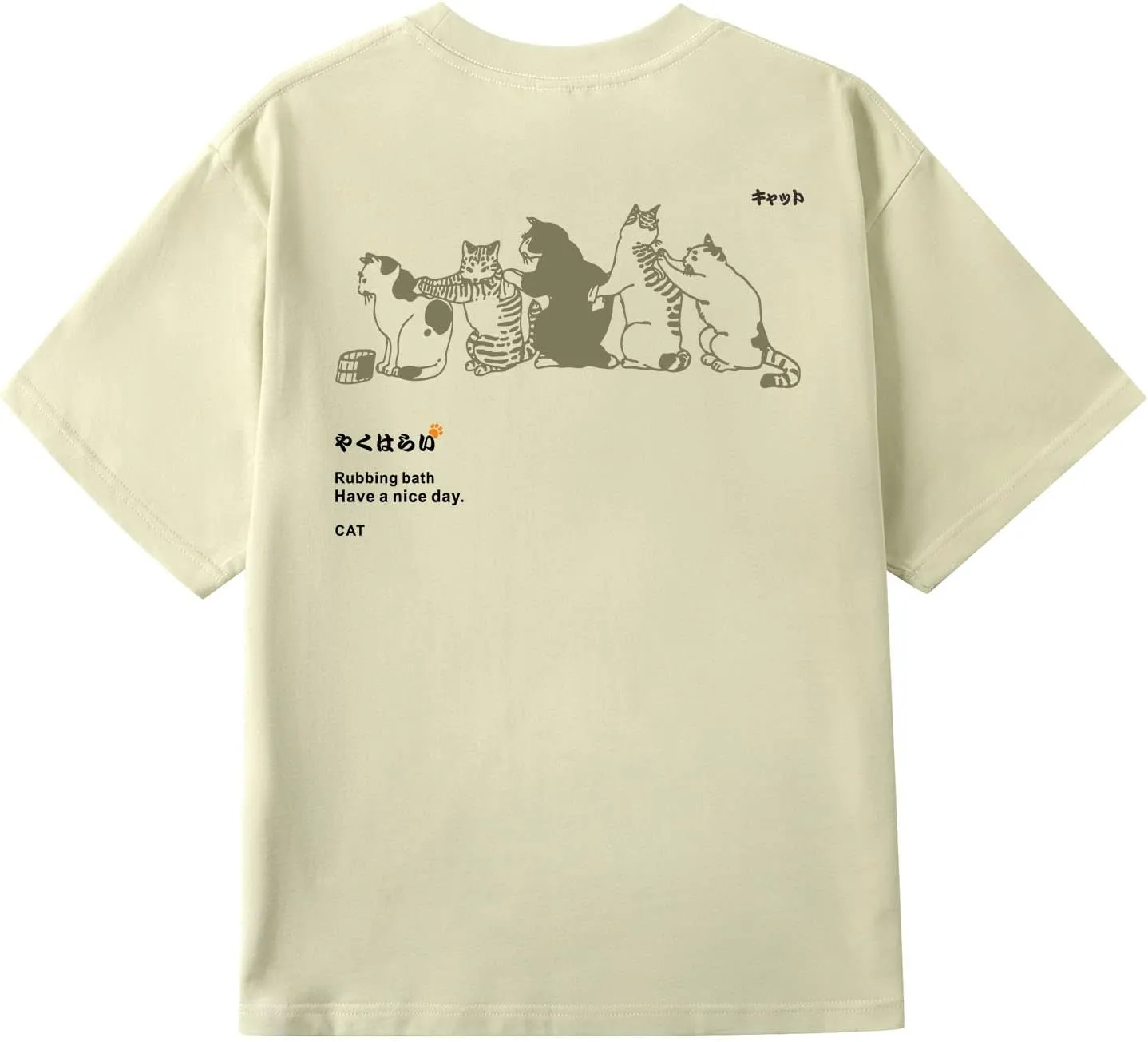 Cute Cat Graphic Tees for Women Letter Printed Oversized T Shirts Aesthetic Casual Baggy Tshirts Harajuku Tops