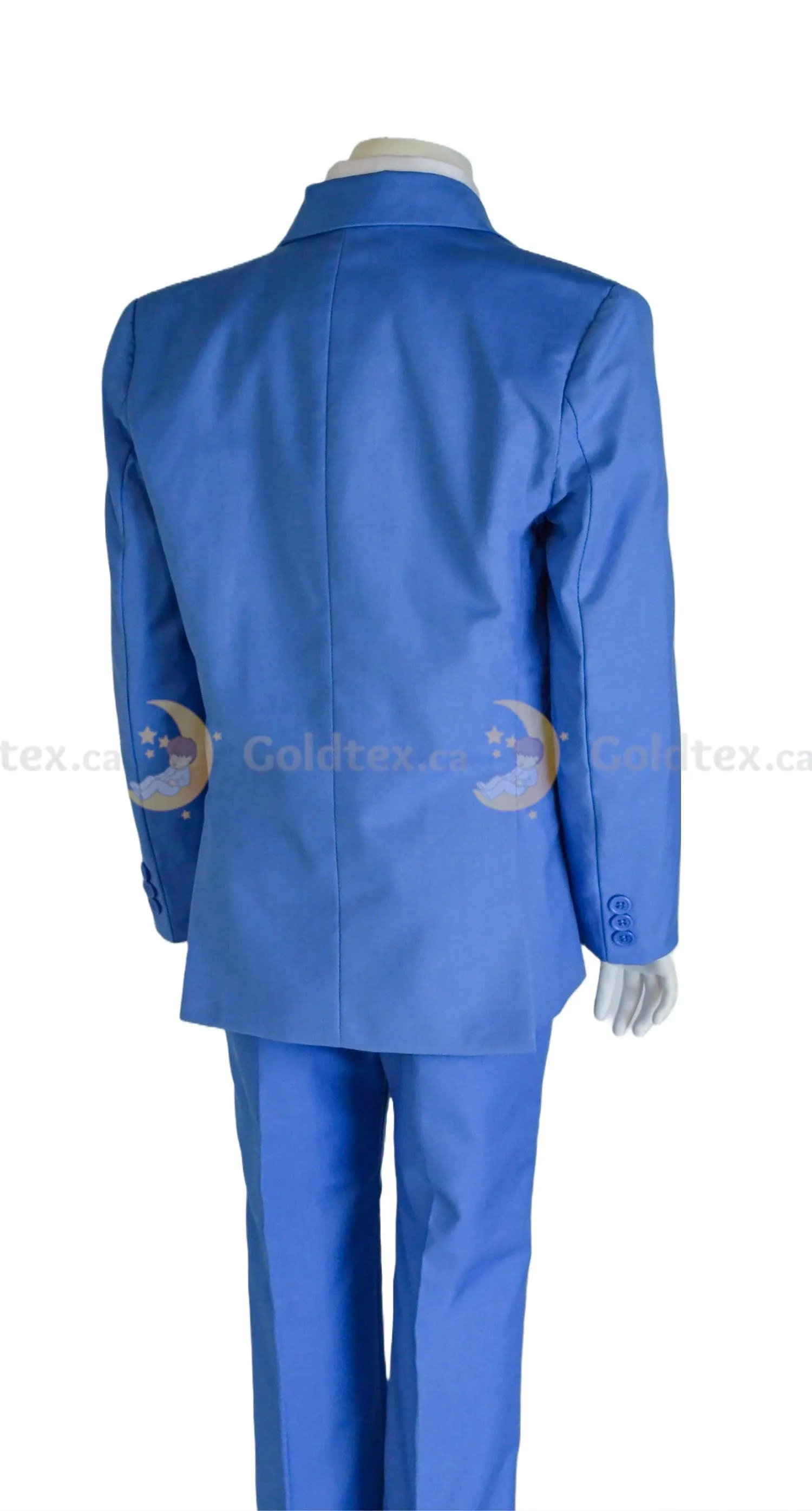 Formal Kids Wear 5-piece suit set - Sky Blue - Style 8169