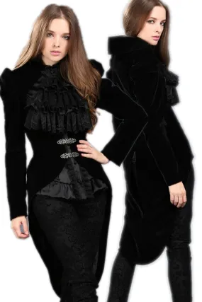Gothic masquerade ball gowns cocktail jacket JW048