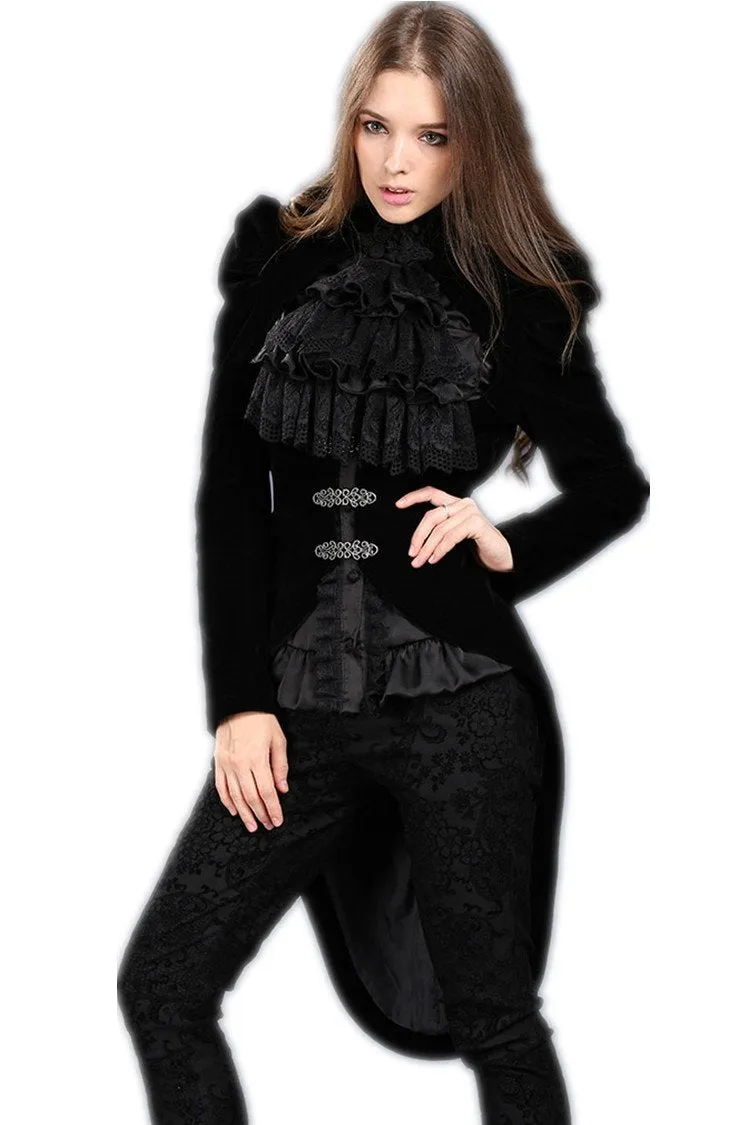 Gothic masquerade ball gowns cocktail jacket JW048