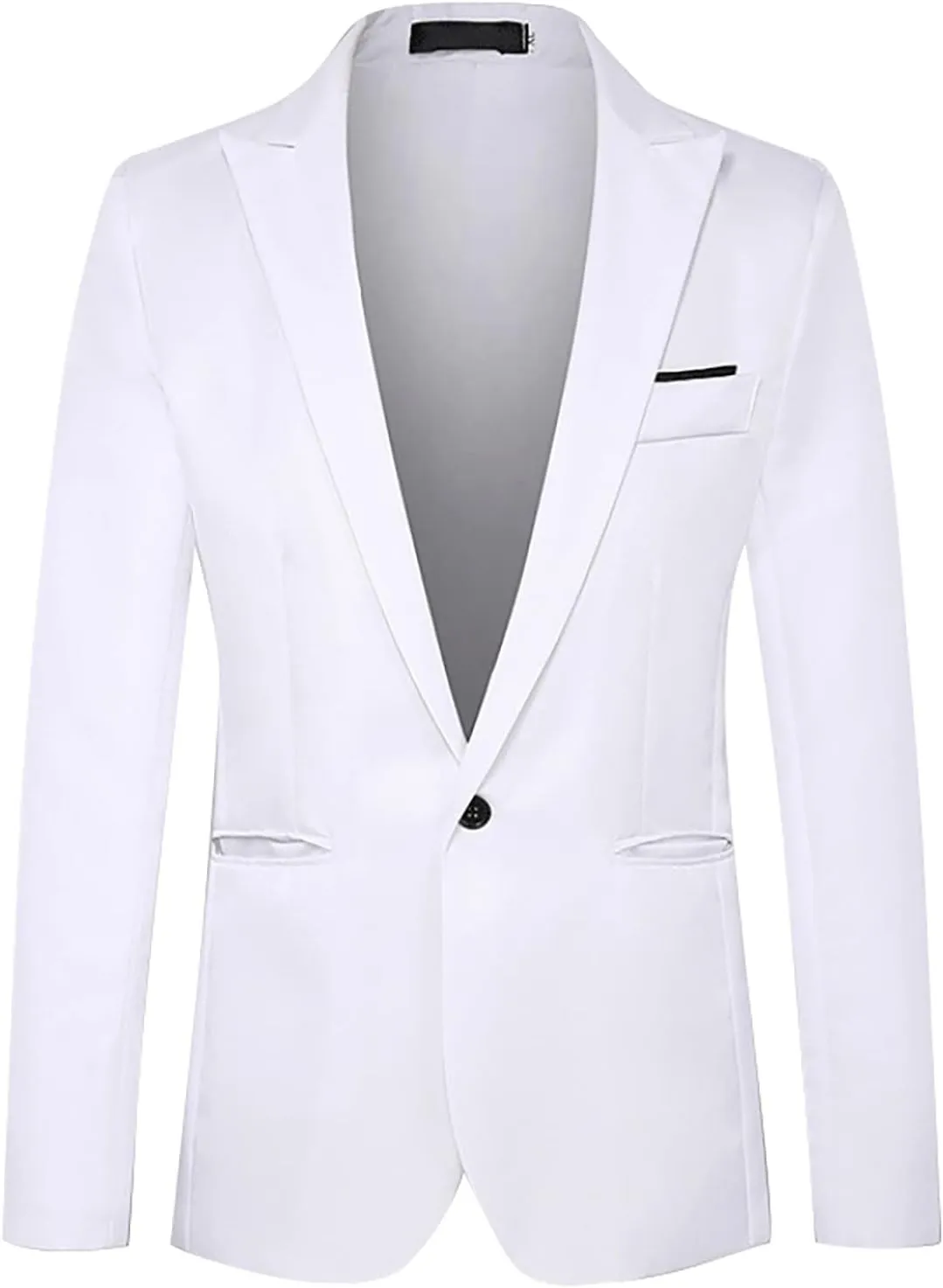Men Blazer Slim Fit Sport Coat Casual One Button Lightweight Business Suit Jackets for Daily Party Prom Wedding Set