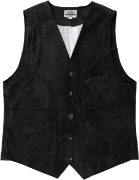 Mens Corduroy Suit Vest Vintage Slim Fit V Neck Button Down Waistcoats with Pockets Business Formal Dress Vest Outwear